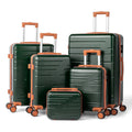 Zimtown Luggage 3 Piece Set Suitcase ABS Hardside Lightweight with TSA Lock Spinner Wheels, Beige