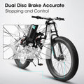 Ambifirner 26" Fat Tire Mountain Bike with Full Suspension - 4" Wide All - Terrain Tires & Shimano 21 - Speed Drivetrain - Outdoor Bike for Men/Women 85% Pre - Assembled Durable Design