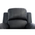 Ainehome Furniture 3 - Pieces Recliner Sectional Sofa Set, Reclining Living Room Sofa, Loveseat, Chair (Black, Living Room Set 3+2+1)