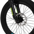20 - Inch Oxide Boys Mountain Bike for Kids, Lime / Blue