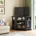 Mayincolor Farmhouse TV Stand for 65+ Inch TV, 34'' Tall Entertainment Center with Sliding Barn Doors, Rustic Wood Media Console Storage Cabinet Television Stand for Living Room, Light Grey