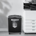 Bonsaii Paper Shredder 18 - Sheet Cross - Cut Shredder for Home Office with Wastebasket