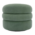 360 Swivel Accent Chair for Living Room, Boucle Barrel Armchair Single Sofa Chair Reading Chair, Sage Green