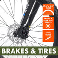 Ozark Trail 27.5" Vibe Mountain Bike, Medium Frame, Black, Adult, Unisex