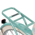 26 In. Nel Lusso Women'S Classic Beach Cruiser Bike, Mint Green