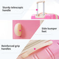 3 Piece Luggage Sets, Hard Shell Suitcase 20/24/28 in with TSA Lock and Spinner Wheels, Expandable Lightweight Travel Luggage for Men Women, Multicolor Purple