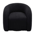 360 Swivel Accent Chair for Living Room, Boucle Barrel Armchair Single Sofa Chair Reading Chair, Sage Green