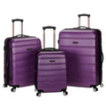 Rockland Luggage Melbourne 3 Piece Hardside Luggage Set, F160