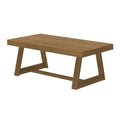 Plank+Beam Farmhouse Coffee Table, 48" Solid Wood Tables for Living Room, Rectangular Center Table
