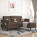 Mjkone Convertible Sectional Sofa Couch, L - Shaped Couch with Storage Ottoman, Couches for Living Room, Living Room Furniture Suitable for Small Space - Apartment/Upstairs Loft/Living Room (Dark Gray)