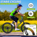 SPPTTY 20 - 24 in Bike, 6 - Speed Mountain Bike for Men Women Boys Girls, Comfort Saddle, Blue