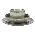 Gibson Elite Matisse 16 - Piece Dinnerware Set - Taupe