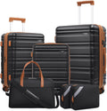 MIUSSE Luggage Sets 3 Piece, 20 in Carry on Luggage with Wheels, 100% PC Hardshell Suitcase with TSA Lock, Carry on Suitcases Airline Approved with Travel Backpack for Men Women