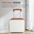 Zimtown Luggage 3 Piece Set Suitcase ABS Hardside Lightweight with TSA Lock Spinner Wheels, Beige