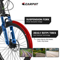 26 in Mountain Bike for Men, Adult Mens Bike with 21 Speed & Disc Brakes