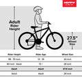 Huffy 27.5 In. Parkside Women'S Comfort Bike with Perfect Fit Frame, Mint