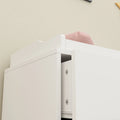 OXYLIFE 45" Baby Nursery Changing Table Dresser with 4 Drawers and Shelf for Nursery Room, White