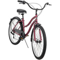 26" Huffy Lockland Cruiser Bike, 7 - Speeds, Padded Saddle, Pink, Ages 12+