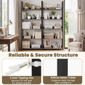 Tangkula 5-Tier Bookshelf for Living Room