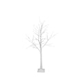 AECOJOY Set of Lighted Birch Tree, 4FT/5FT/6FT LED Artificial Tree with Warm White Lights, Christmas Tree for Decoration