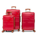 Zimtown Luggage 3 Piece Set Suitcase ABS Hardside Lightweight with TSA Lock Spinner Wheels, Beige