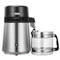 SPECSTAR Water Distiller Countertop 1.1 Gallon/4 L 304 Stainless Steel Distilled Water Machine with Smart Switch Purifier Filter for Home Office