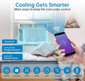 GAOMON Smart 6000 BTU Window Air Conditioner - WiFi - Enabled AC with Remote & App Control, Timer, Sleep Mode, Easy Install Kit, Cools Rooms up to 350 Sq. Ft, 115V, White