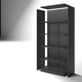 70 in, Modern Kitchen Storage Cabinet, 6 Adjustable Shelves Metal Storage Locker