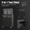AECOJOY 5-Drawer Rolling Tool Chest Storage Cabinet with Detachable Top Tool Box