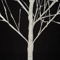 AECOJOY Set of Lighted Birch Tree, 4FT/5FT/6FT LED Artificial Tree with Warm White Lights, Christmas Tree for Decoration
