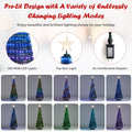 Tangkula 6.2FT Pop-Up  Christmas Tree with 282 LED Lights