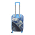 DC Comics Batman 21 in Kids Rolling Luggage, Hardshell Carry on Suitcase with Wheels, Blue