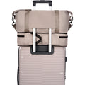 Protege 3 - Piece Luggage Set, Taupe Splash, 20 - Inch Carry on, 25 - Inch Checked Suitcase & Weekender Duffel
