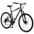 Schwinn 700c Glenwood Hybrid Bike, Adults +14 Years, Black, 21 Speeds