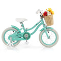 Prorider 16" Kid'S Bike with Training Wheels Adjustable Handlebar Seat Handbrake Pink