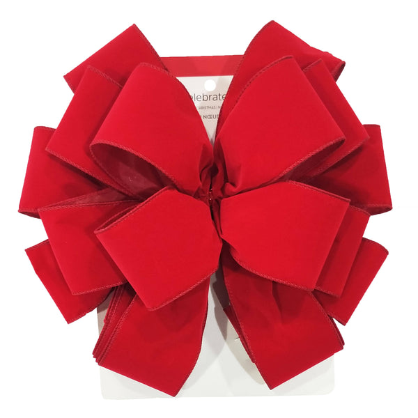20.5" Bright Red Christmas Tree Bow Topper by Ashland by Celebrate It | Michaels