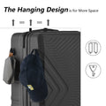3 Piece Blue Luggage Travel Set, 20" 24" 28" Carry on Luggage with Spinner Wheels, Lightweight Hard Case Luggage Travel Suitcase Christmas Gifts for Business Trip Holiday Travel Cruise