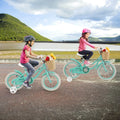 Prorider 16" Kid'S Bike with Training Wheels Adjustable Handlebar Seat Handbrake Pink