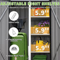 AECOJOY Outdoor Storage Cabinet Waterproof with Shelves, Vertical Tall Sheds Cabinet