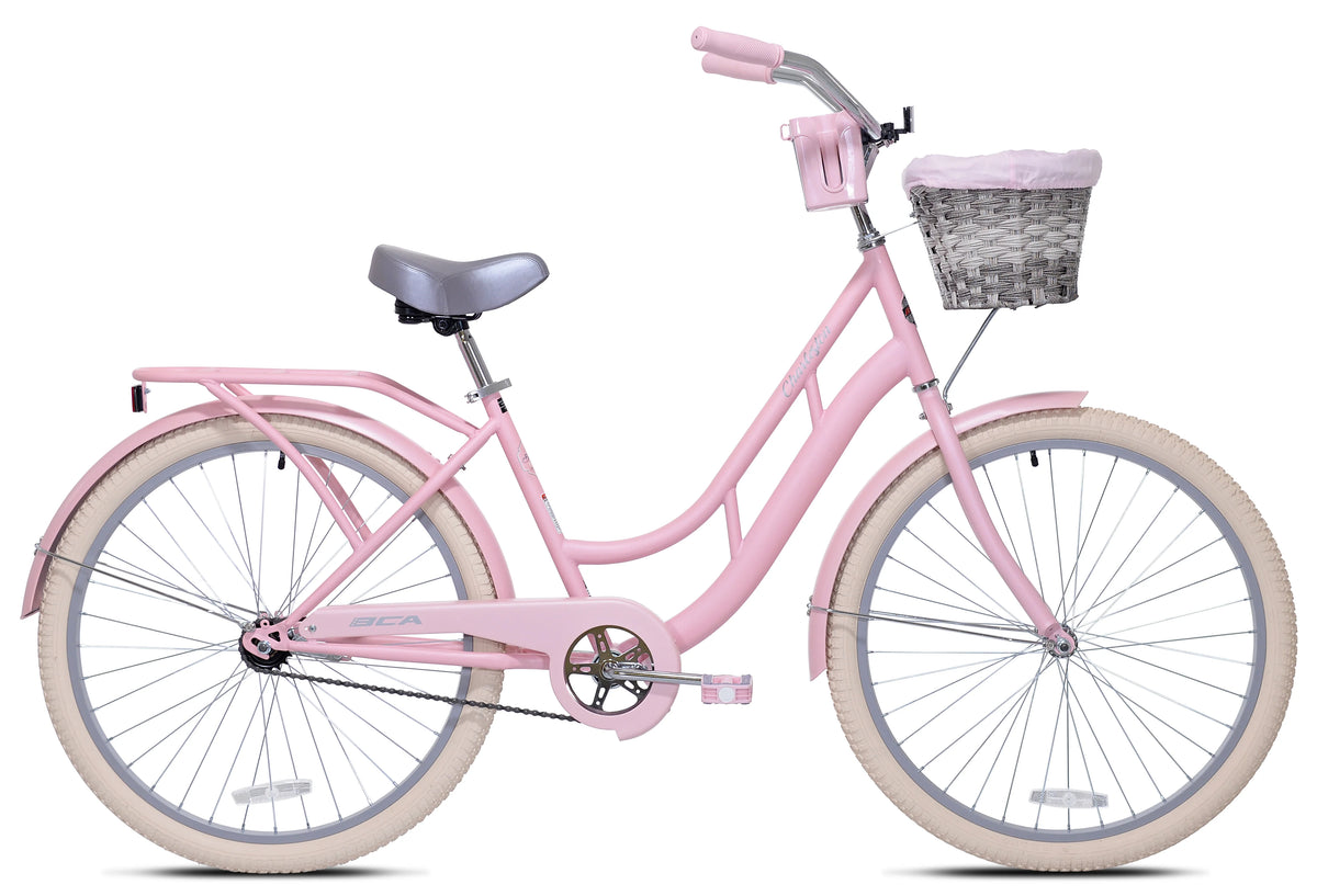 26 In. Charleston Ladies Cruiser Bike, Pink