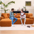 4 Compression, Antique Blue - Home Decor with Wider, Deep Seat & Elevated for Chic Living Couch Room Furniture Deeper Back Relax