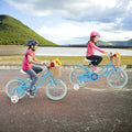 Prorider 16" Kid'S Bike with Training Wheels Adjustable Handlebar Seat Handbrake Pink