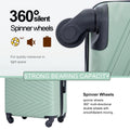 Travelhouse 4 Piece Hardshell Luggage Set Hardside Lightweight Suitcase with TSA Lock Spinner Wheels.(Blue)