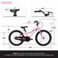 Ambifirner 20 in BMX Style Bike, Hi - Ten Carbon Steel Frame with Front V - Brake & Rear Coaster Brake, Easy Assembly, Adjustable Seat for Learning Riders (Blue)