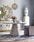 1 - Light 12" Retro Antique Gold Crystal Globe Chandelier Small Sphere Pendant Light