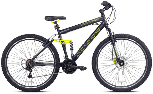 29" Incline Men'S Mountain Bike, Black/Yellow