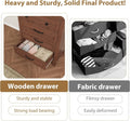 4 Drawer Dresser for Bedroom, 34.8" Tall Bedroom Dresser with Large Drawer& Black Handles, Wooden Storage Organizer Cabinet Chest of Drawer for Living Room, Hallway