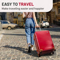 Zimtown Luggage 3 Piece Set Suitcase ABS Hardside Lightweight with TSA Lock Spinner Wheels, Beige