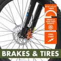 Trail 27.5" Vibe Mountain Bike, Medium Frame, Black