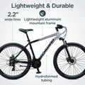 Schwinn AL Comp 27.5 in Men'S Mountain Bike, 21 Speed Adult Bicycle, Grey